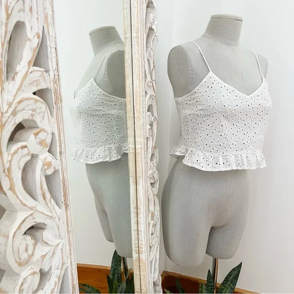 White Crop Cami - Picture 3 of 5